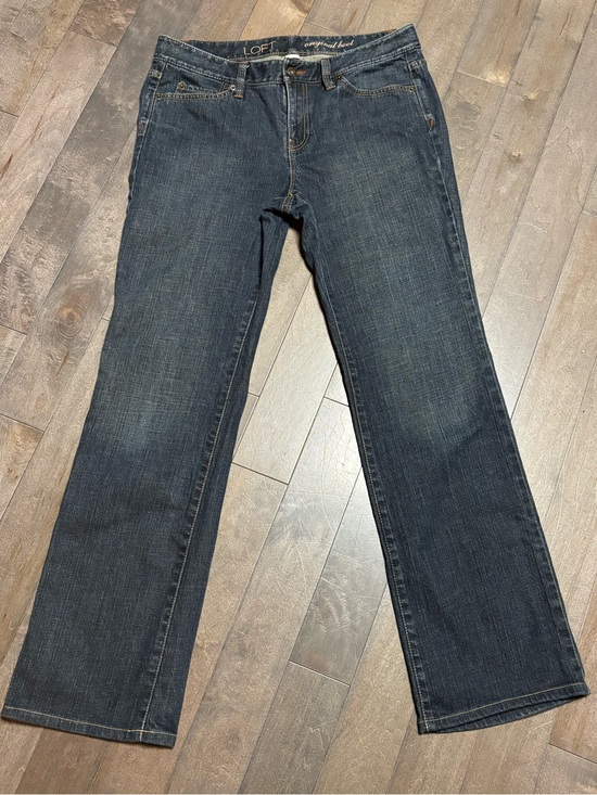 LOFT Denim - LOFT Original Boot Jeans Womens Size 8 NWOT Dark Wash Stretch Denim Bootcut